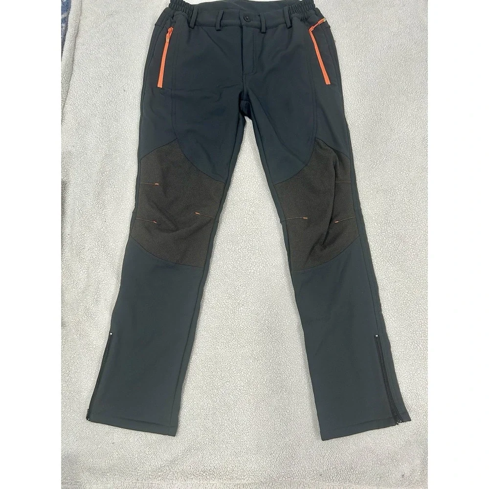 Gash Hao Men 32x32‎ Snow Ski Waterproof Softshell Pants Outdoor Hiking Fleece